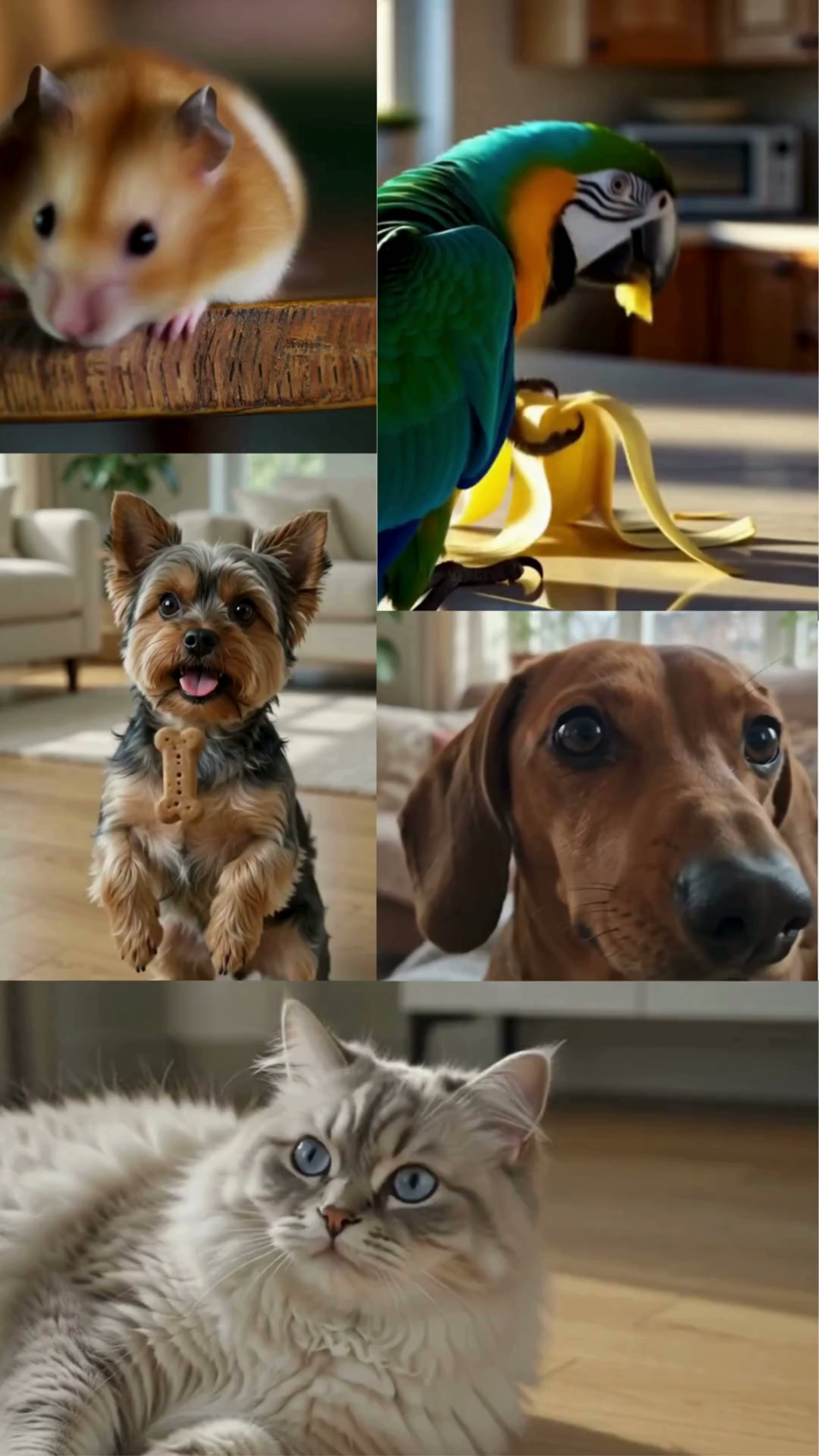 Dynamic Pet Care Collage